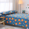 一个橙 卡通水果纯棉床单单件加厚斜纹全棉布1.21.51.82.0m床秋冬