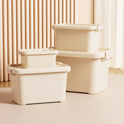 大容量衣服整理储物防水桌面收纳盒家用收纳箱高颜值防尘客厅杂物