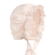 hanakimi英国品牌夏季高端苎麻婴儿帽子，满月百天周岁宝宝胎帽
