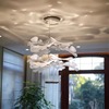意大利Artemide设计师款客厅吊灯简约卧室创意个性悬浮艺术雕花灯