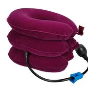 充气护颈枕带颈椎拉伸器家用便携矫正护颈椎气压支撑颈托颈部按摩