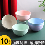比普通一次性碗筷三件套装环保塑料家用吃饭汤专用碗勺食品级商用