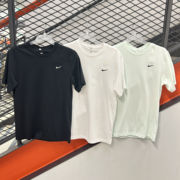 Nike耐克男女刺绣休闲运动打底圆领透气短袖T恤BV0508