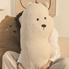2024泰迪绒大熊抱枕创意沙发床头靠垫毛绒绣花含芯枕异形抱枕