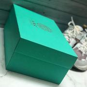 盒10个装牛皮纸天地盖鞋鞋盒纸盒通用天款地盖鞋子包装多彩定收纳