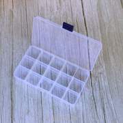 工格子透明手工diy整理盒储物盒收纳盒*材料塑料盒子串珠饰品