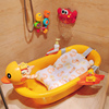新生儿童洗澡桶，可折叠宝宝浴桶可坐躺洗澡盆，大号浴盆婴儿泡澡通用