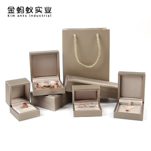 高档拉丝pu皮首饰盒饰品，包装盒戒指盒，手镯手链项链盒子礼物包装盒