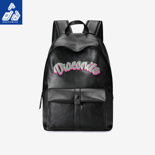 draconite2024时尚潮流，背包大容量双肩包男大学生书包电脑包