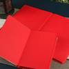 红色内页日记本复古彩色，内页笔记本学生文具，结婚账本婚礼记账本子