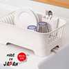 日本进口碗架沥水架，碗碟架碗筷收纳盒，滴水晾放碗架厨房塑料沥碗