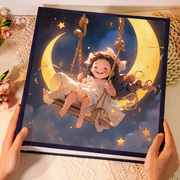 宝宝儿童成长相册本纪念册，家庭大容量照片混装插页收纳影集56寸7