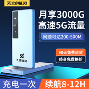 2024无线猫灵5G随身WiFi移动便携式路由器免插卡通用纯流量上网卡不限速户外直播专用车载智能热点