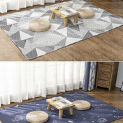 定制日式全棉榻榻米地垫可睡可坐茶几垫子客厅卧室床边地毯可机洗