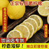 四川安岳黄柠檬(黄柠檬，)5斤新鲜水果皮薄，一级香水鲜甜柠檬青特产6