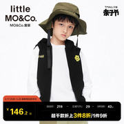 little moco童装男童春秋装女童背心大童拉链夹克男款外套儿童