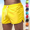 男士沙滩裤短裤多色，健身运动裤衩，男士三分桃皮绒冲浪短裤