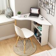 型小型书桌转角三角电脑桌台式桌拐角桌靠墙角落卧室家用学习桌