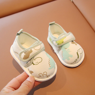 秋季婴儿鞋0一3月6婴幼儿布鞋软底步前鞋1岁宝宝鞋子婴儿春秋鞋男