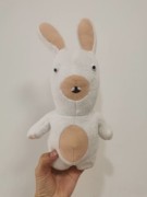 毛绒玩具的兔子公仔雷曼兔，龅牙兔公仔，可爱小兔子娃娃搞怪28cm