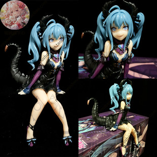 初音未来小恶魔手办美少女压泡面虚拟歌姬动漫二次元模型国产摆件