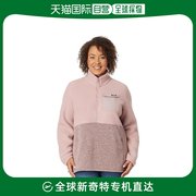 香港直邮潮奢 l.l.bean 女士加大码抓绒毛毛混合式拼色毛衣