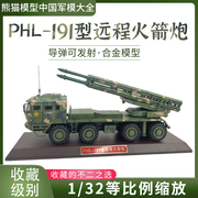 132中国phl-191型远程火箭炮，300毫米远箱火，合金仿真收藏模型