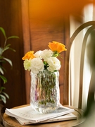 花时间《树下》北欧敞口客厅大号摆件水培，玻璃花瓶百合水养玫瑰瓶