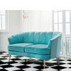 美式布艺双人沙发北欧简约现代三人沙发不锈钢脚组合沙发客厅家具