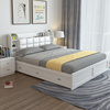 板式床现代简约多功能主卧箱体床抽屉床1.5m/1.8米气动高箱储物床