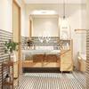 梵内侘寂风复古水磨石瓷砖，日式卫生间浴室，防滑地砖厨房厕所墙砖
