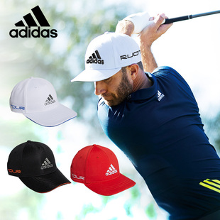 Adidas阿迪达斯高尔夫球帽子男女夏季户外防晒遮阳运动跑步鸭舌帽