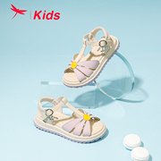 红蜻蜓女童鞋夏季凉鞋，软底轻便透气沙滩鞋子小学生休闲鞋
