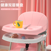 宝宝餐椅儿童餐桌椅便携式婴儿，饭桌椅子bb凳，吃饭折叠座椅多功能