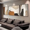 客厅抽象装饰画大气轻奢高级感三联画2023壁画沙发背景墙挂画