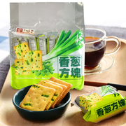香港进口美味栈香葱薄脆饼干超薄咸味苏打饼小包装网红零食300g