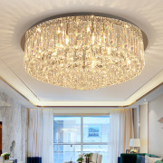 现代轻奢水晶客厅灯，北欧简约水晶卧室吸顶灯，创意温馨餐厅led灯具
