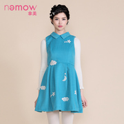 nemow拿美南梦，2015冬装款云朵，无袖连衣裙a5k380
