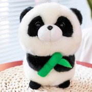 抱竹子小熊猫公仔毛绒玩具可爱贪吃玩偶松鼠兔子卡通儿童生日礼物