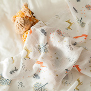 婴儿竹棉包被纱布吸水洗澡浴巾夏季儿童竹纤维盖毯包巾空调毯浴巾