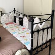 铁艺沙发床儿童床带护栏男孩女孩公主床边床简易加宽拼接床婴儿床