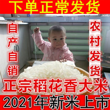 2021年新米超五常稻花香2号大米5kg东北农家长粒米粳米10斤真空装