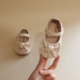 崔丫丫(崔丫丫)小公主皮鞋，1一2-3岁婴儿学步鞋，软底女宝宝单鞋防滑女童鞋子