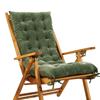 秋冬加厚金丝绒现代纯色时尚折叠椅老人椅沙发坐垫躺椅垫摇椅垫