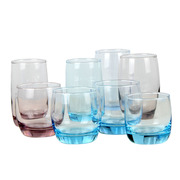 青苹果玻璃杯家用高颜值耐热玻璃水杯套装果汁饮料杯商用泡茶杯子