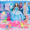 精致益智洋巴比娃娃冰雪，大套装女孩玩具，奇缘仿真换装生日大礼盒