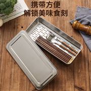 消毒柜筷子盒家用不锈钢，叉沥水篮置物架，厨房餐具勺子筷子收纳盒