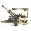 小鲁班榴弹炮军人积木中国军事系列战斗机主战坦克拼装玩具6礼物