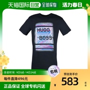 香港直邮Hugo Boss 徽标细节短袖T恤 50383423