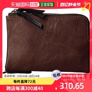 日本直邮DEVICE钱包潮流经典百搭男士拉链双折钱包GLAND卡包